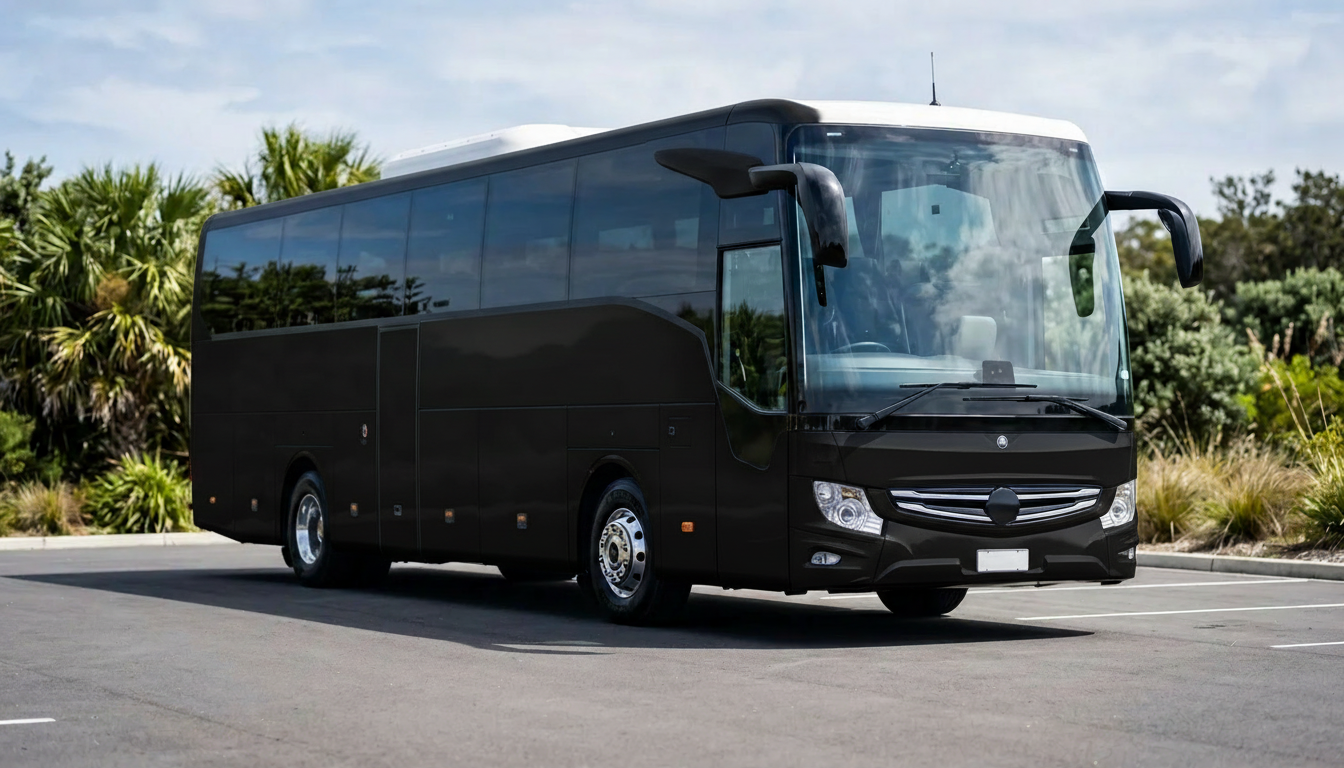 Luxury charter transport for Mystery Manor Experience